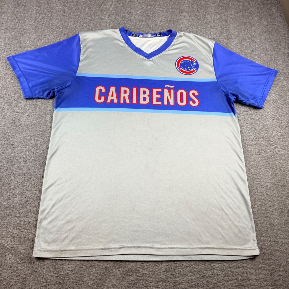 EA Caribenos Chicago Cubs Style Softball Jersey XL Pipe‎ 12 GM Transmissions